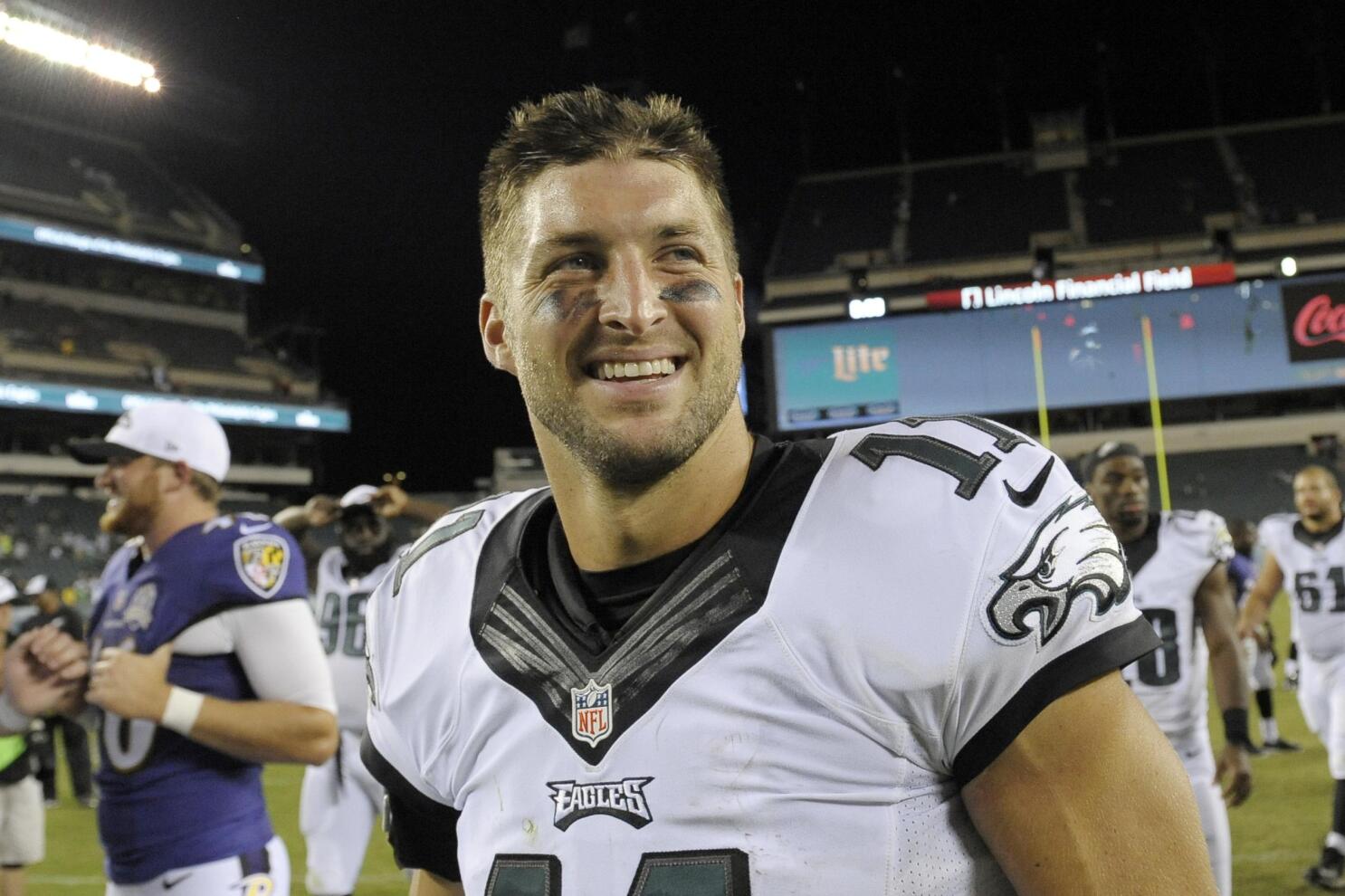 Tim tebow 2025 eagles jersey
